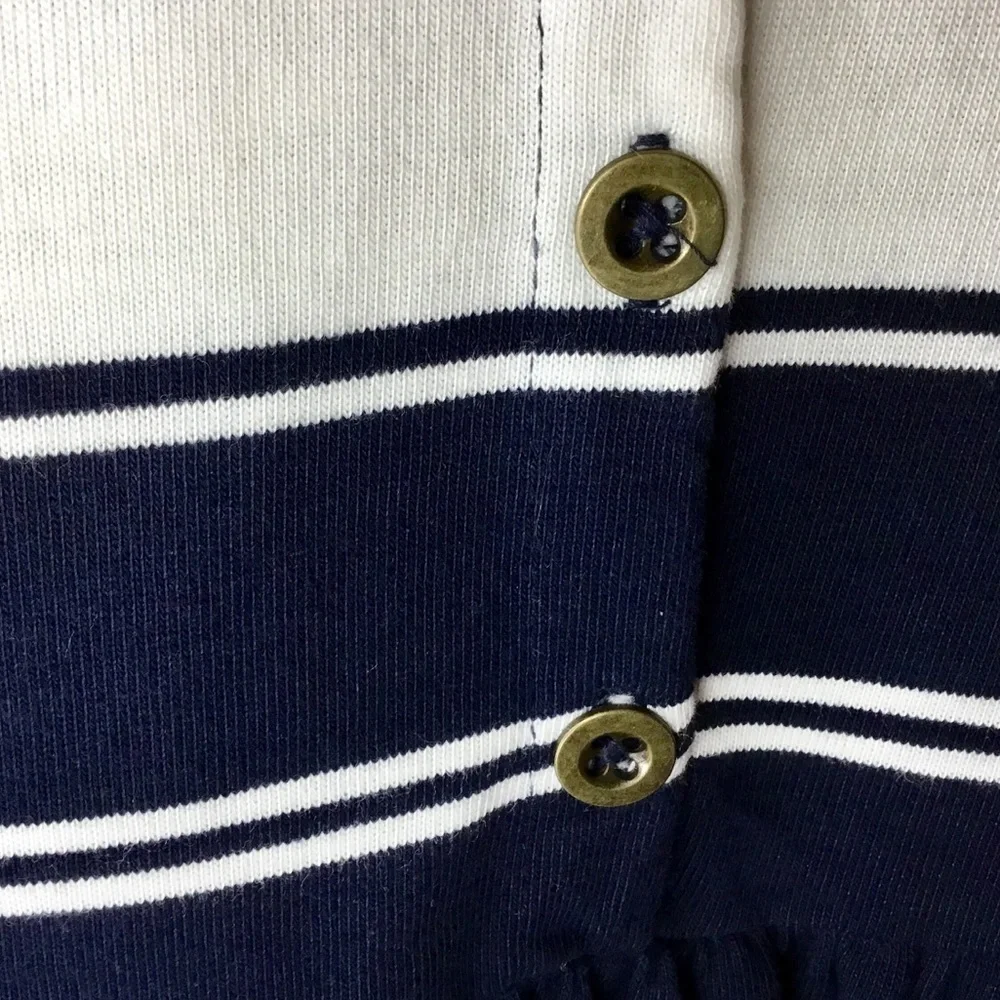 J.Crew Navy & White Striped Tank Dress - S
